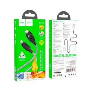 Cable Type-C/iPhone 5 HOCO U124 (круглый) Black