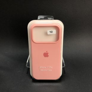 Чохол iPhone 17Pro/18Pro Silicon Case original FULL №12 salmon pink (4you)