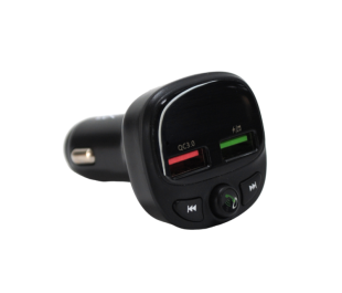 FM модулятор 4you Smart X1 (QC3, 5V/3A, 18W, 2USB, MP3, bt 5.0, Гарантия 12мес)  
