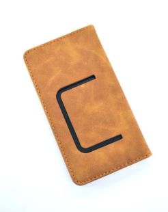 Чехол-книжка 4you Carbon 6" Light brown/black универсальная 