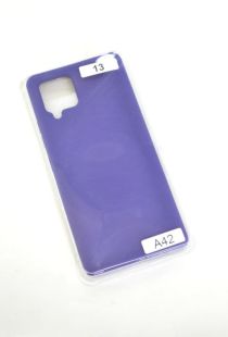 Чехол Samsung A42 5G Silicon Original FULL №13 Violet (4you) "Акционная цена"
