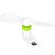 Вентилятор мобильный MicroUSB White/green (М)