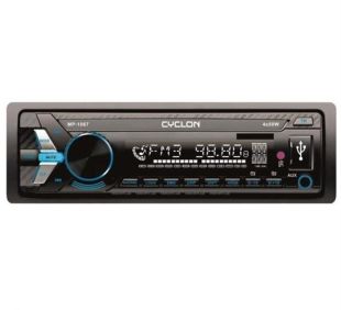 Автомагнітола CYCLONE MP-1067 (Micro USB, Micro SD, цифровий годинник, 1DIN, 12 міс гарантія)