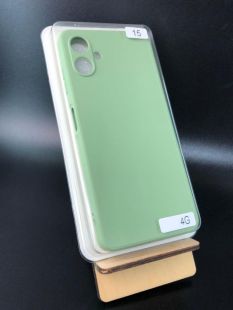 Чехол Samsung A07 4G Silicon Original FULL №15 Green (4you)