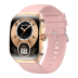 Часы Smart Watch 4you VIBE (1.95",AMOLED 410*502,VA,300mAh,Звонки,Metal,12мес гарант) Gold/Pink