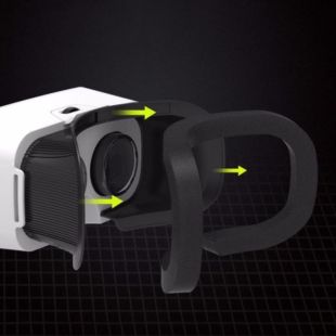 Очки вертуальной реальсти Shinecon SC-G03B черно-белые (M) - Цена Недели!