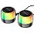 Портативна колонка 2 in 1 BOROFONE BP12 LED (Bluetooth 5.2) Black