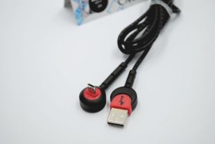 Usb-cable Micro USB 4you Angara (2000mah, tpe, 90град, micro 2х стор.,черный) "Акционная цена"