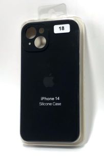 Чехол iPhone 14 Silicon Case original FULL Camera №18 Black (4you)