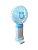 Вентилятор ручной LED DIGITAL FAN LY-2001 Blue(подставка для телефона, 3 режима)