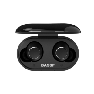 Bluetooth-гарнитура Bassf BassBuds ER-400 (+кейс для зарядки и хранения) Black