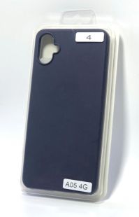 Чехол Samsung A05(4G) Silicon Original FULL №4 Midnight blue (4you)
