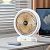 Вентилятор настольный Fantasy Color Fan F14 (АКБ, 3 режима, Type-C) White/black