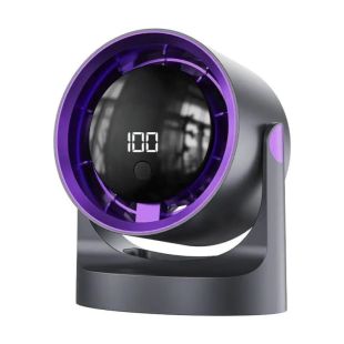 Вентилятор настольный DESKTOP HIGH-SSPEED FAN BY-001 (АКБ,LED,индик/заряда,4 скоростиType-C) Violet