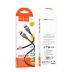 Cable Type-C/iPhone 5 HOCO X109 27W 3m (круглий) Black