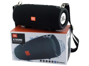 Портативная колонка JBL XTREME 13 (22*8*9) (Bluetooth, USB, FM, 2 дин, ремешок, Soft touch) Black