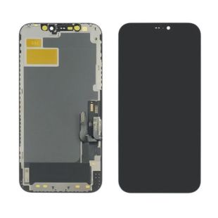 LCD iPhone 12 / 12 Pro с черным тачскрином + дисплейная рамка DD-OLED без ошибки (M) 
