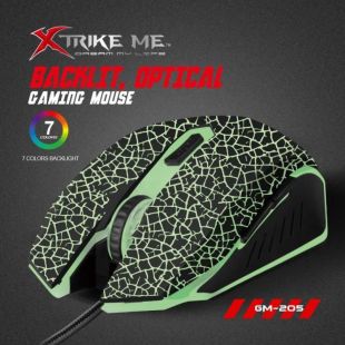Миша провідна XTRIKE ME GM-205 (ігрова, Led) Black