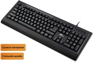 Клавиатура проводная Frime Office Keyboard Black USB (FKBB0123)