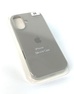 Чохол iPhone 16Plus Silicon Case original FULL №23 Grey (4you)