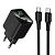 СЗУ-USB HOCO CS83A PD20W+QC3 3A (1 Usb/1Type-C) + кабель Type-C-Type-C Black