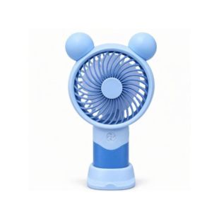 Вентилятор ручной MINI FAN SD-88Blue (подставка для телефона, 3 режима)