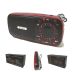 Портативна колонка TO-205 (usb + SD + FM) black / red