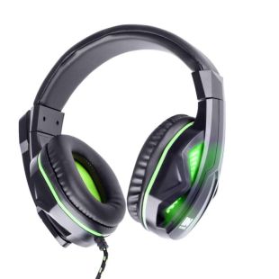 Наушники Gemix N2 (микрофон, мониторы) Black/green