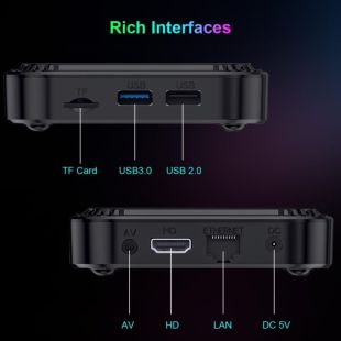 Smart TV HK1 RBOX -K8S IR control  4/32GB (Android 13, RK3528, 2.4/5G, V5.1)