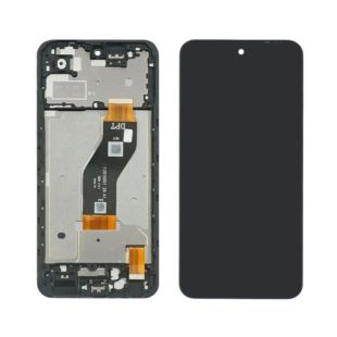 LCD TECNO Spark Go 2 (KM4) з черным тачскрином + корпусная рамка (М) 