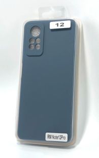 Чехол Xiaomi Redmi Note 12Pro(4G) Silicon Original FULL №12 Charcoal grey (4you)