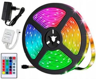 Светодиодная лента 2835 (HM-1) RGB 5м+пульт