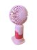Вентилятор ручной MINI FAN MJ122 (подставка для телефона, 3 режима, MicroUSB) Pink