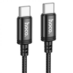 Cable Type-C/Type-C HOCO X91 60W 3m (круглый,тканевый) Black