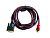 Кабель HDMI-DVI (тато-тато) 1,5м чорно-червоне обплетення (подвійний ферит)