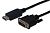 Кабель Cablexpert CC-HDMI-DVI-0.5M (папа/папа, позолоч.контакты, 0.5м)