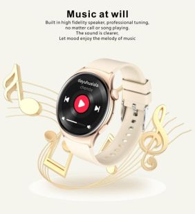 Часы Smart Watch 4you SPACE (1.43 AMOLED, Звонки, фонарик, aluminum, 12мес гар) PURE GOLD - Новинка!