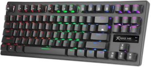 Клавиатура проводная XTRIKE ME GK-979 TKL (USB,с подсветкой) Black