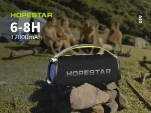 Портативная колонка HOPESTAR A40 70W Black