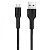 Usb-cable Micro USB HOCO U31 Benay 2.4A 1.2m (круглый, тканевый) Black