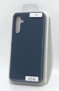 Чехол Samsung A15(4G) Silicon Original FULL №14 Dark blue (4you)