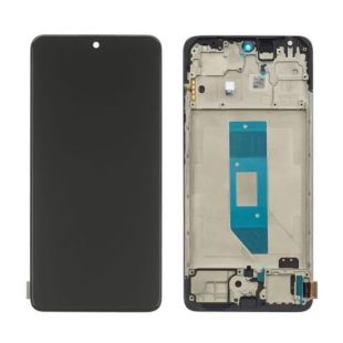 LCD Xiaomi Redmi Note 14(4G) с чёрным тачскрином + корпусная рамка IPS 159,6 mm (M)