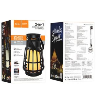 Портативная колонка HOCO BS61 (Bluetooth 5.1) Black