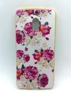 Чехол Xiaomi Redmi Note 5APro Silicon Flowers and Diamond Rose "Акционная цена"