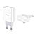 МЗП-USB HOCO C81A 2.1A 1 Usb + кабель Micro USB (блістер) White