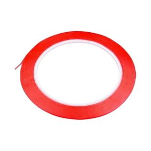 Двосторонній скотч 3M прозорий ширина 3 мм, довжина 25м червоний (M)