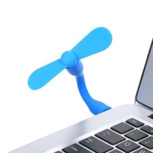 Вентилятор мобильный USB Blue (М) 