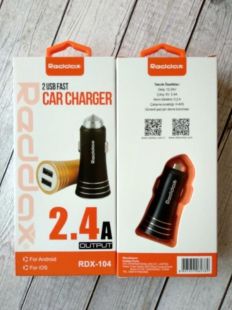 АЗП RedDax RDX-104 2.4A 2 Usb Black