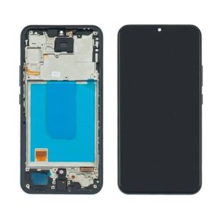 LCD Samsung A34 (5G) / A346 (2023) с черным тачскрином + корпусная рамка OLED FULL SIZE (М)