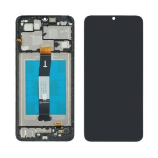LCD Xiaomi Redmi 12C чорним тачскрином + дисплейна рамка Service Pack (М)